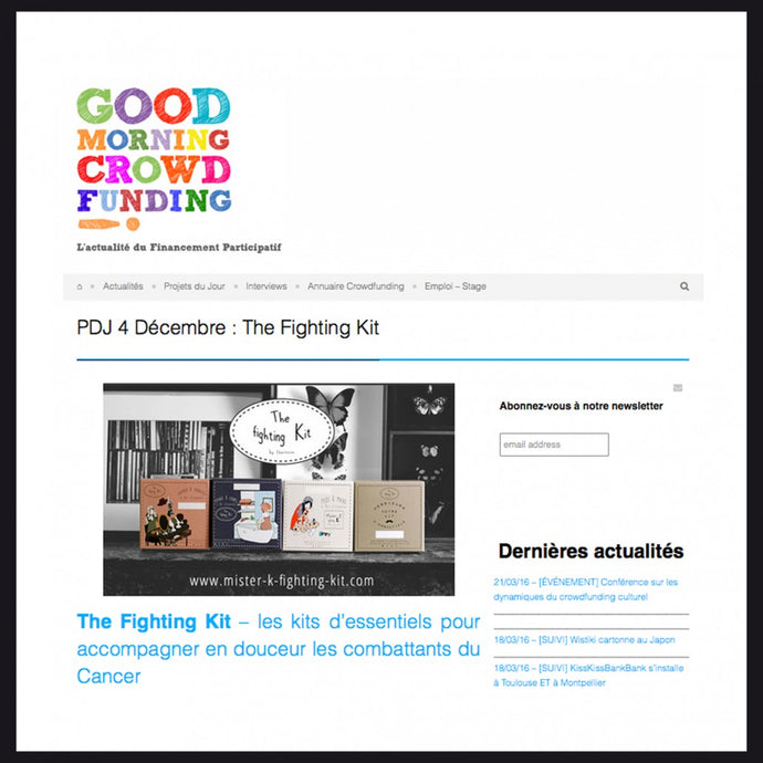 Merci @Good Morning Crowdfunding.
