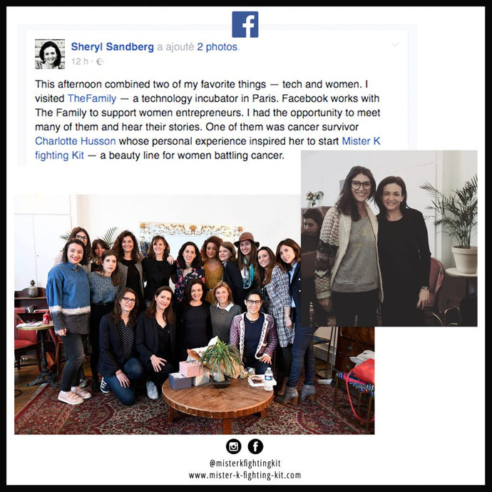 Merci @Sheryl Sandberg - Facebook.