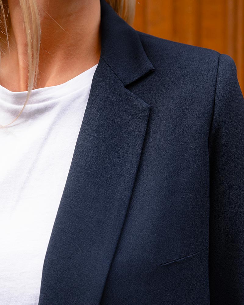 Albert - en crêpe navy