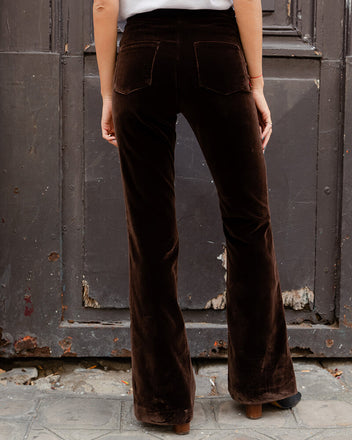 Load image into Gallery viewer, Ariane chocolate velvet