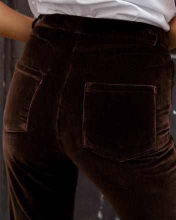 Load image into Gallery viewer, Ariane chocolate velvet