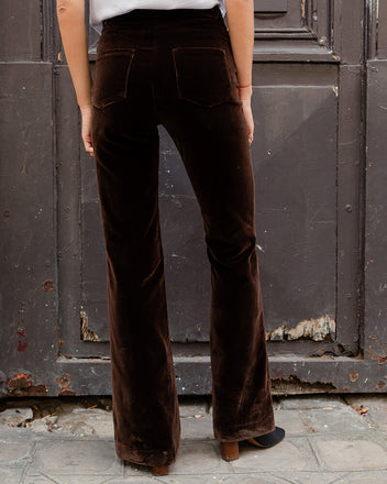Load image into Gallery viewer, Ariane chocolate velvet