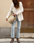 Albert - in ivory crepe