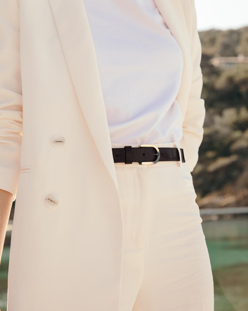 Albert - in ivory crepe