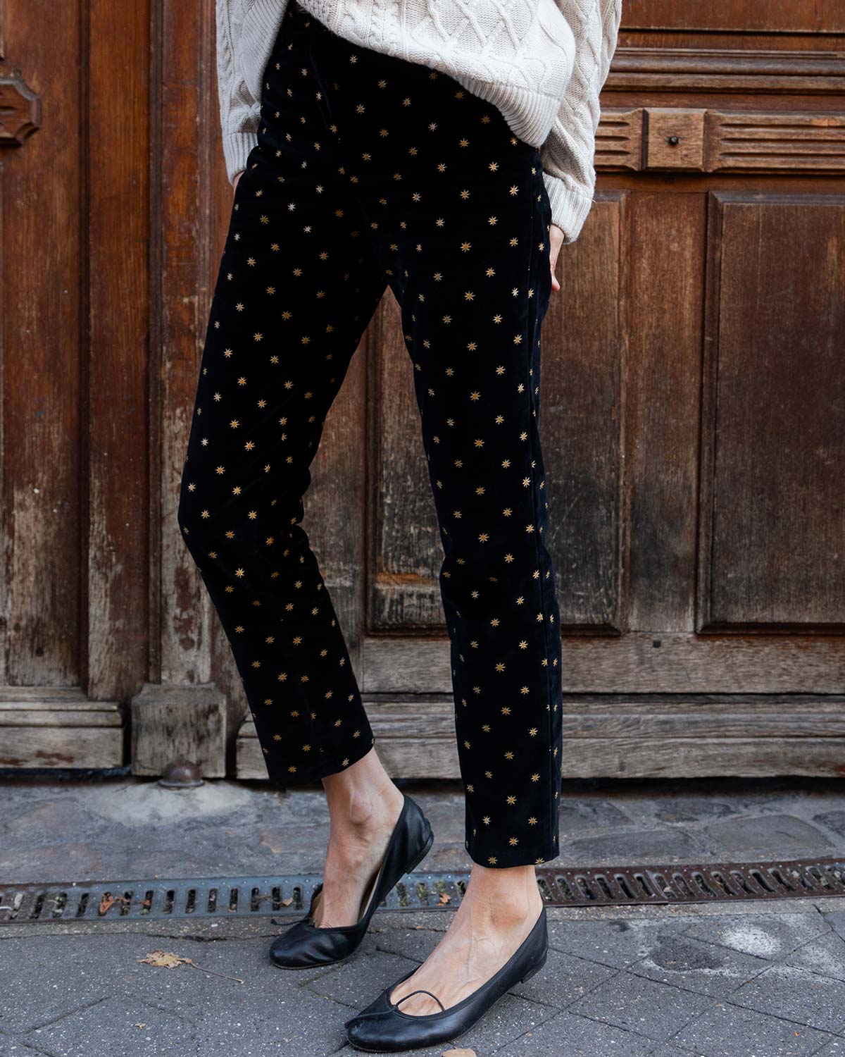 Twiggy Velours etoiles