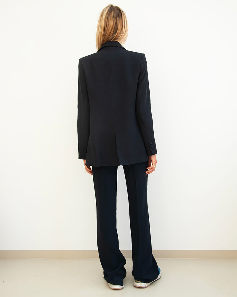 Marcel - en crepe navy