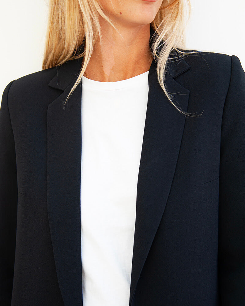 Marcel - en crepe navy