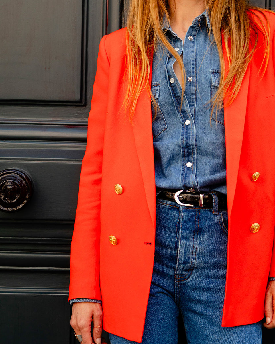 Albert - in orange crepe