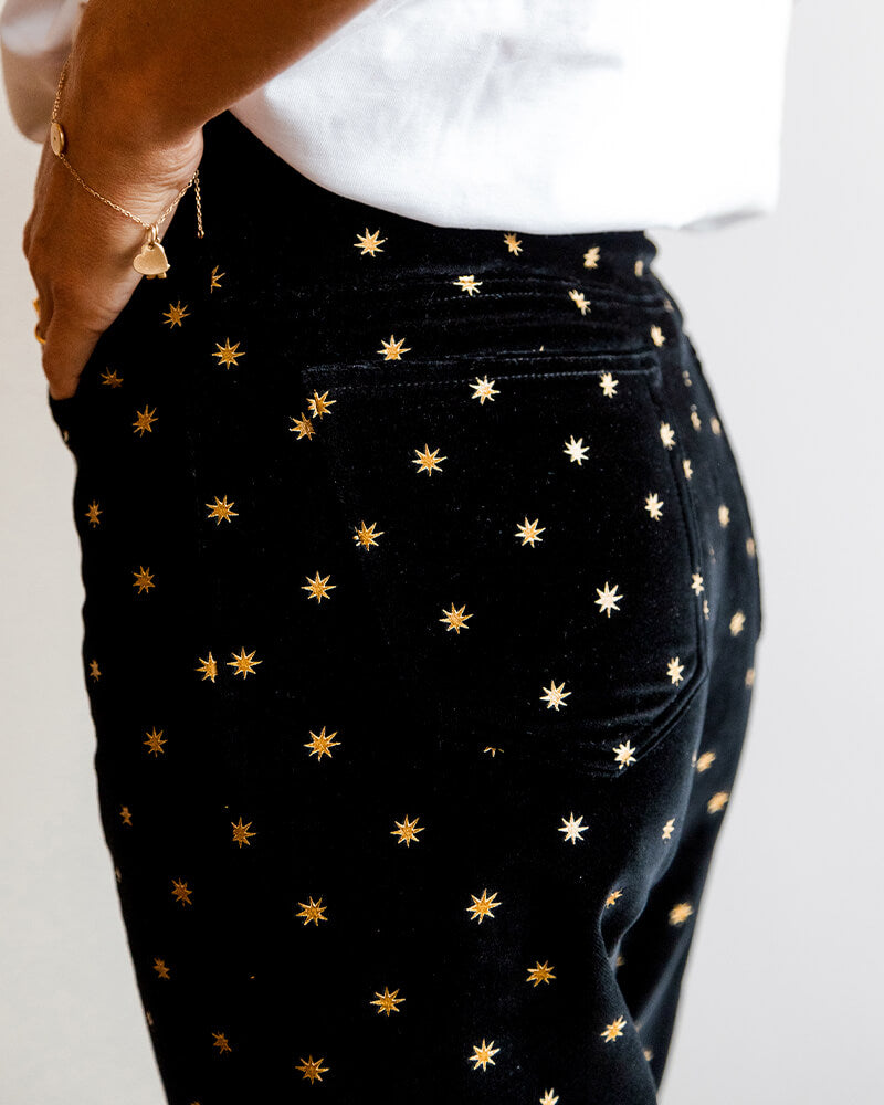 Twiggy Velvet Stars
