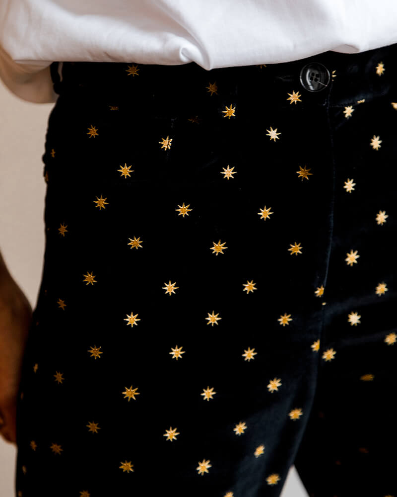 Twiggy Velvet Stars