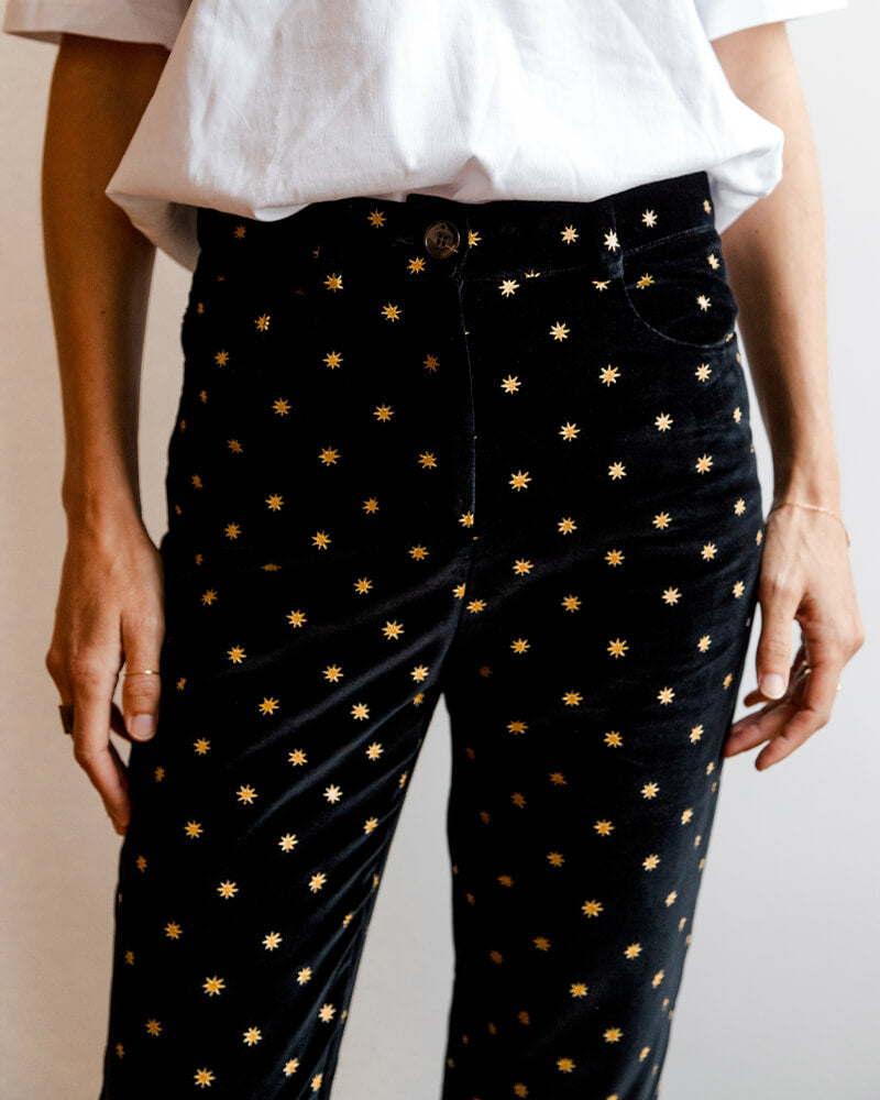 Twiggy Velvet Stars