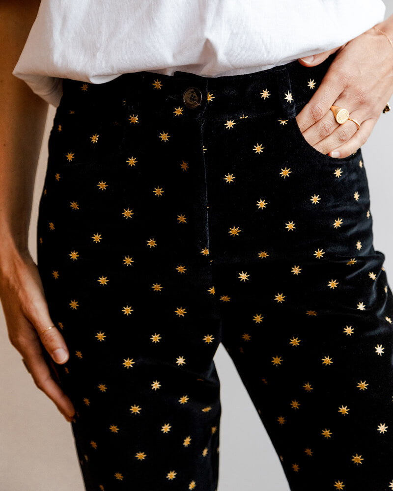 Twiggy Velvet Stars