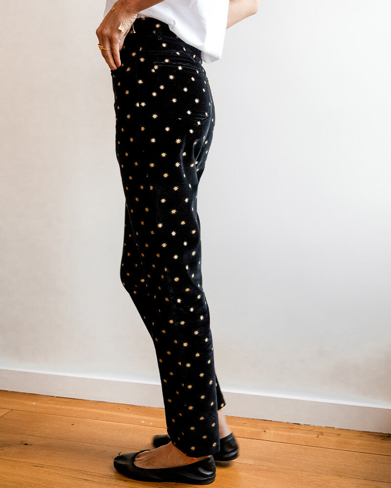 Twiggy Velvet Stars
