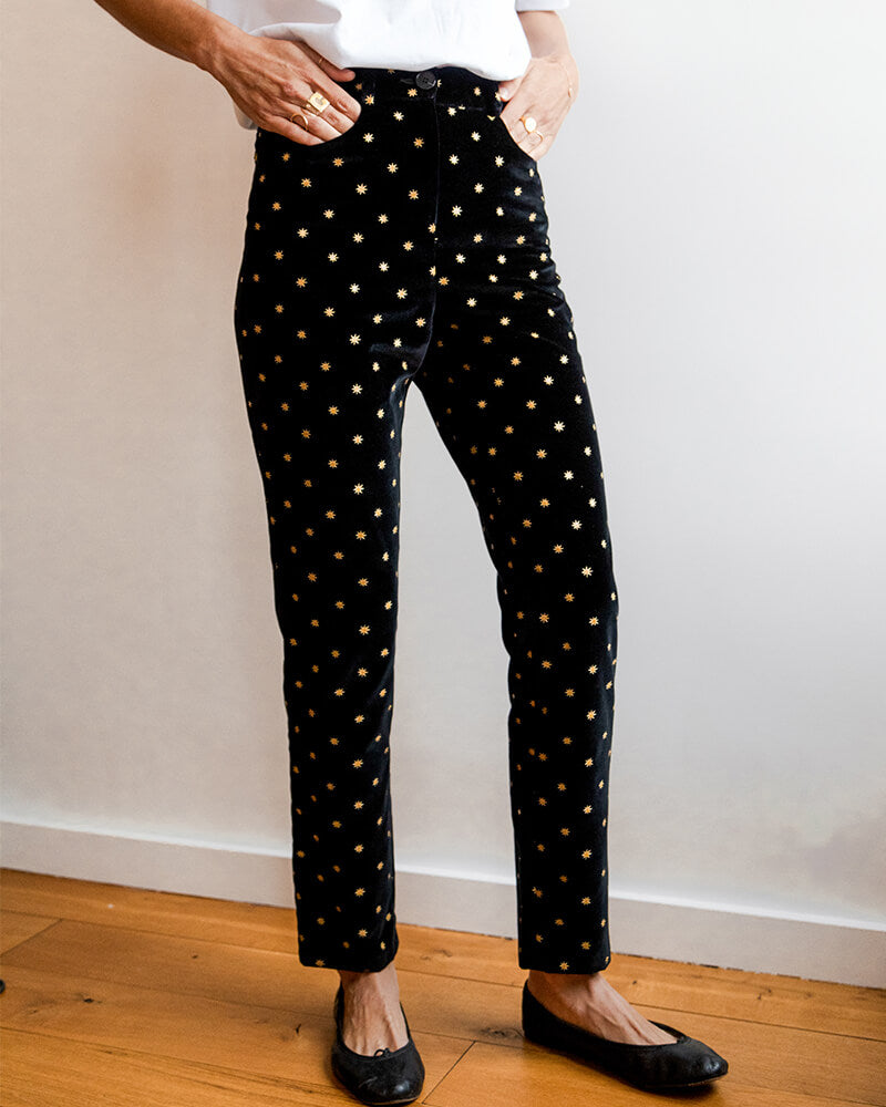 Twiggy Velvet Stars