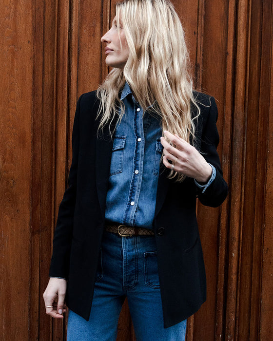 Marcel - en crepe noir