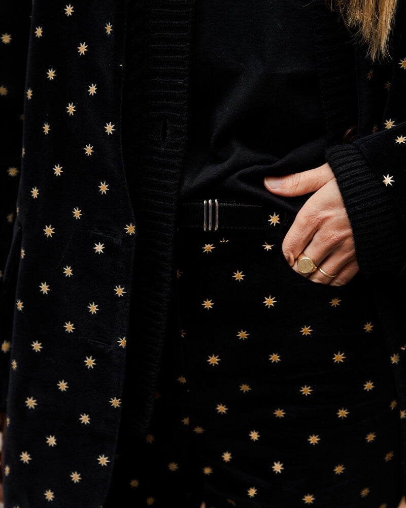 Twiggy Velvet Stars