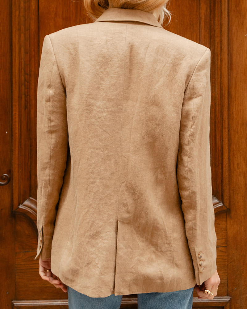 Edmond - in beige linen