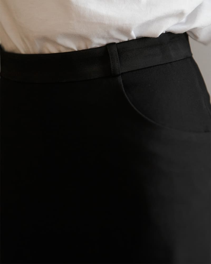 Harley black crepe