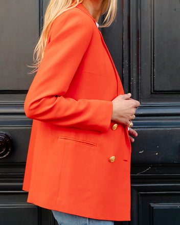 Charger l&#39;image dans la galerie, Albert - en crepe orange