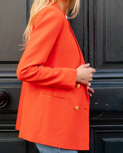 Albert - en crepe orange