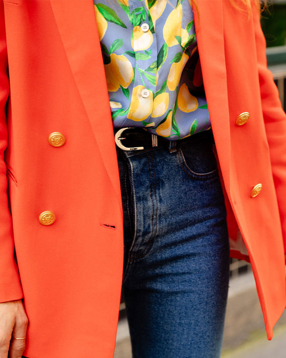 Albert - in orange crepe