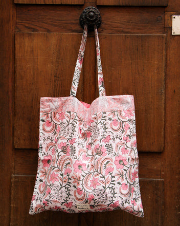 Load image into Gallery viewer, Pink Rakesh Tote Bag