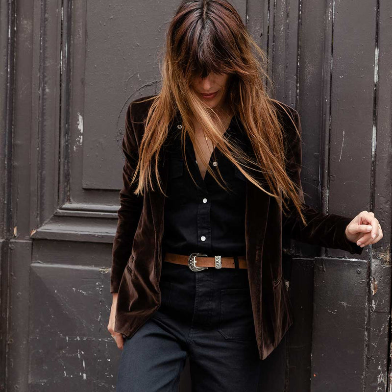 Lionel velours chocolat