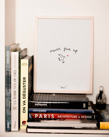 Charger l&#39;image dans la galerie, L&#39;Affiche Never Give Up