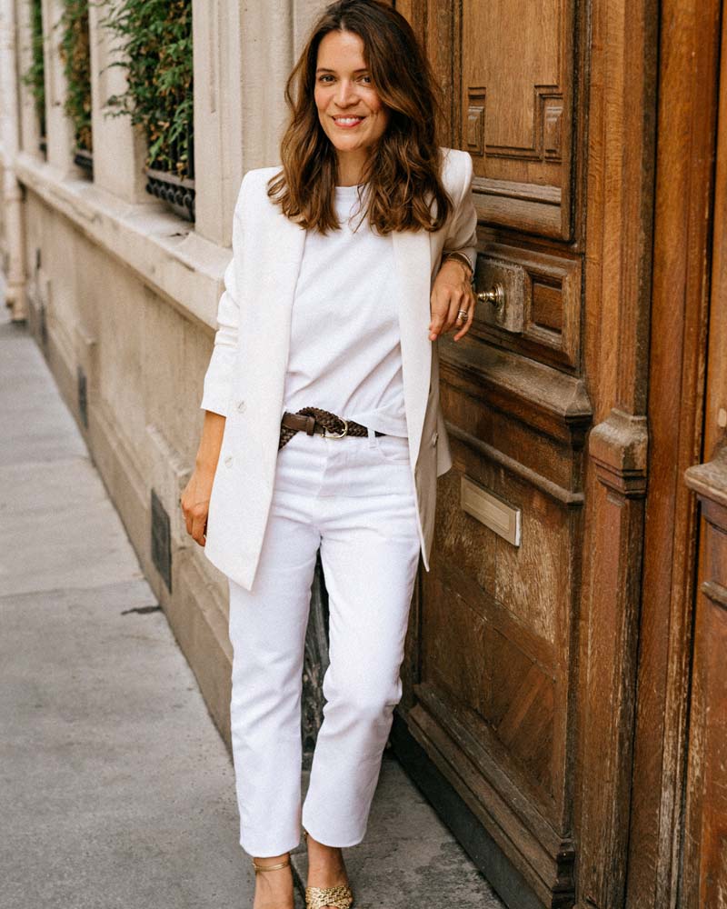 Albert - in ivory crepe