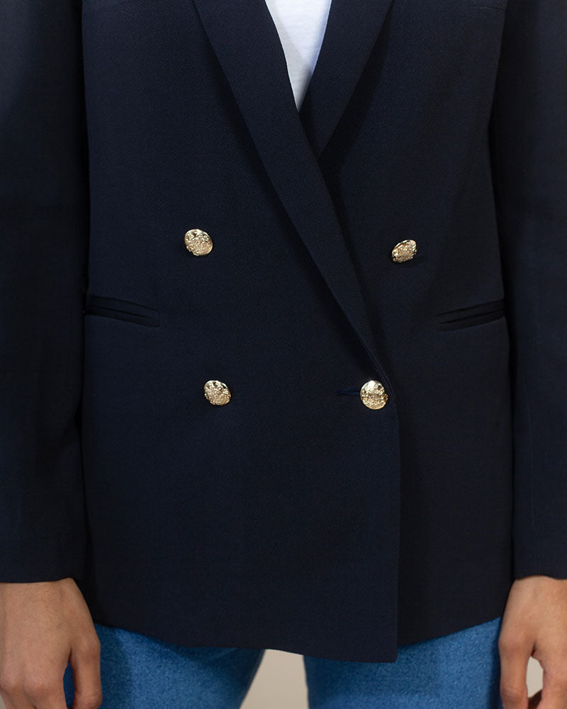Albert - en crêpe navy
