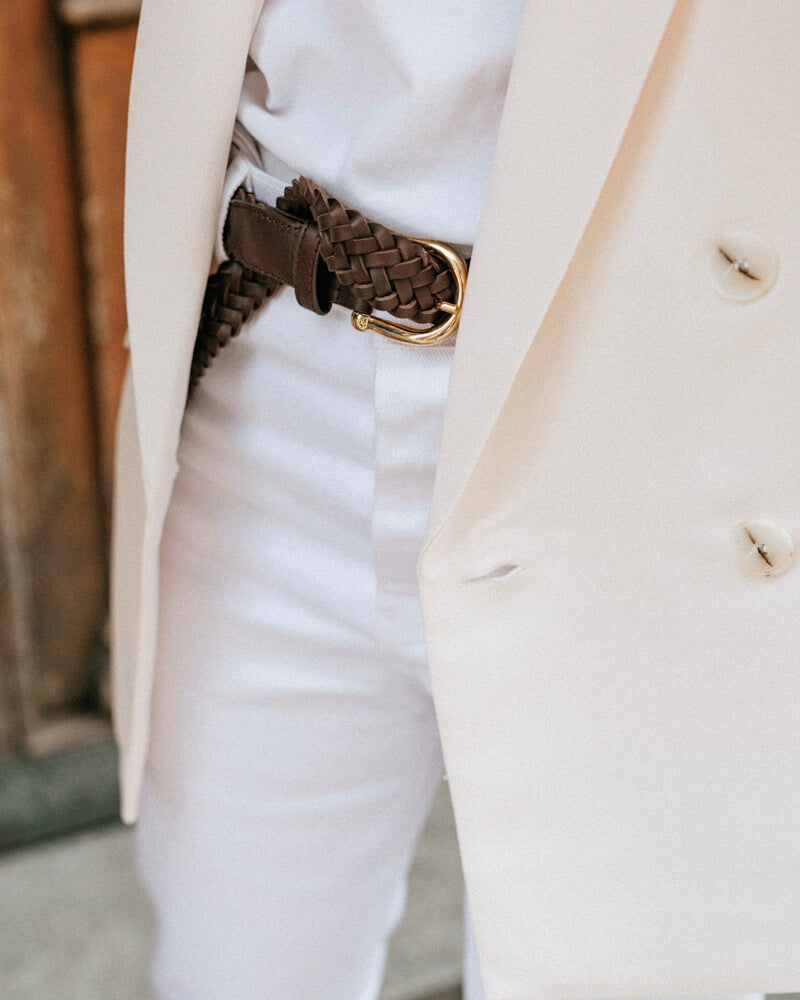 Albert - in ivory crepe